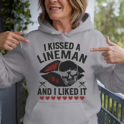 I Kissed A Lineman - Lineman Love Quote