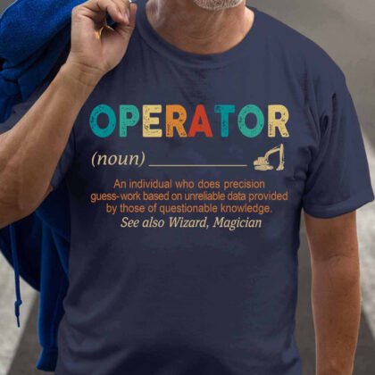 Operator Noun Definition Apparel - Heavy Equipment Operator